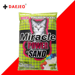미라클파워 고양이모래 사과향 5L 배변용품 모래
